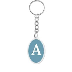 Classic Initial Acrylic Keychain