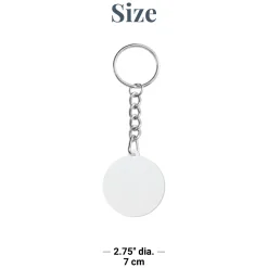 Classic Initial Acrylic Keychain