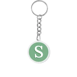Classic Initial Acrylic Keychain