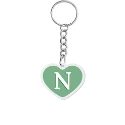 Classic Initial Acrylic Keychain