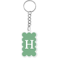 Classic Initial Acrylic Keychain