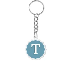Classic Initial Acrylic Keychain