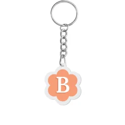 Classic Initial Acrylic Keychain
