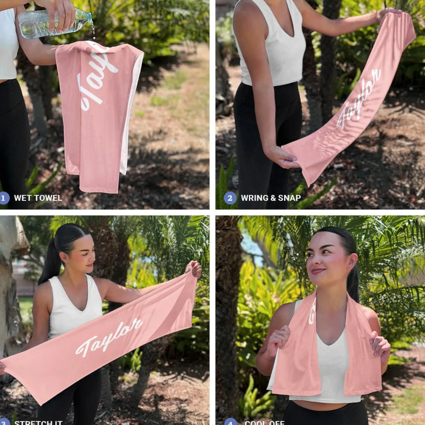 Classic Name Cooling Towel