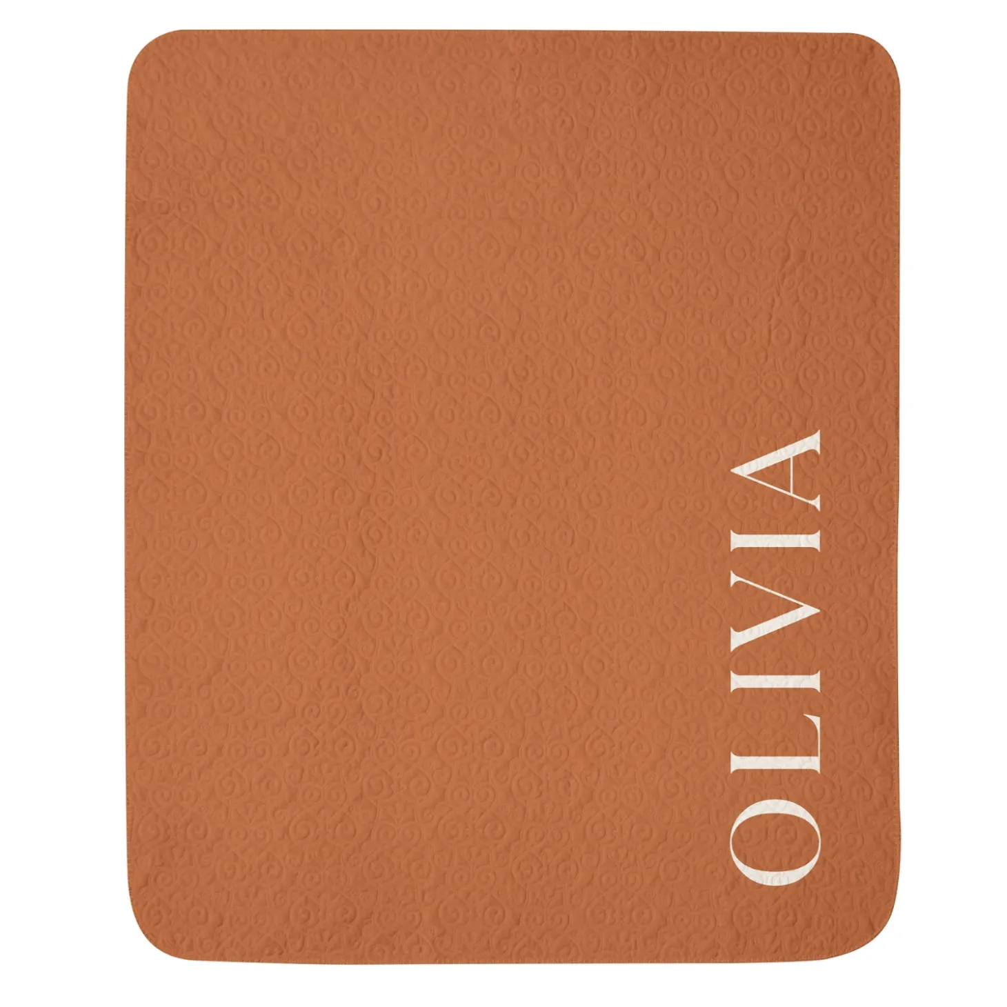 Classic Name Quilted Throw
