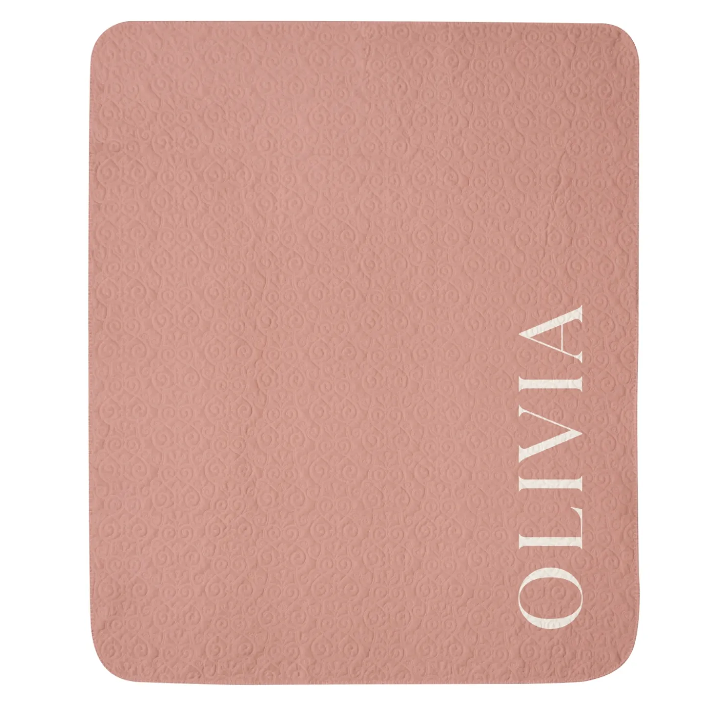 Classic Name Quilted Throw