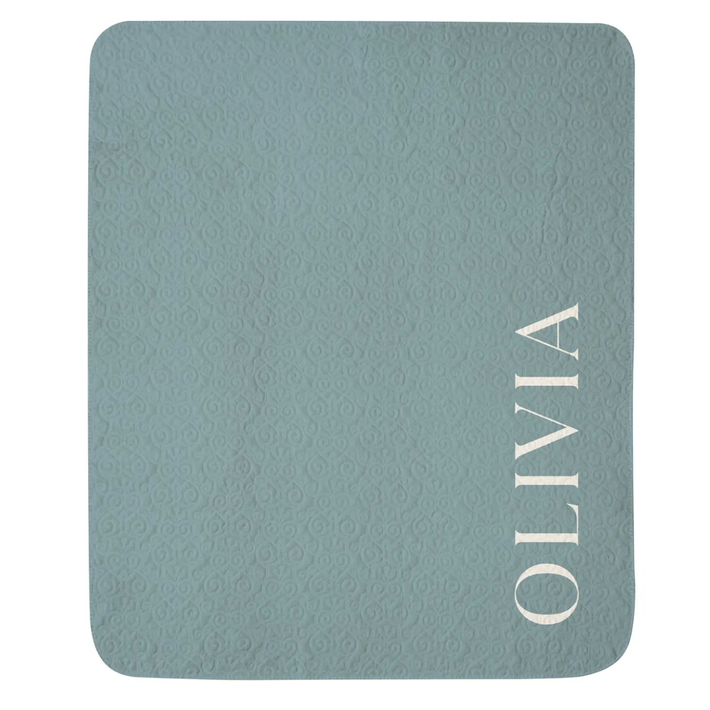 Classic Name Quilted Throw