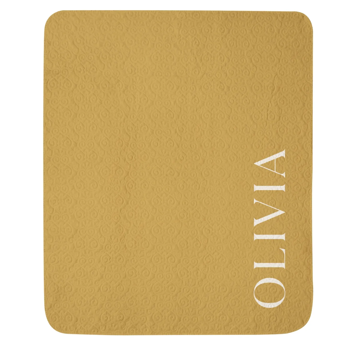 Classic Name Quilted Throw