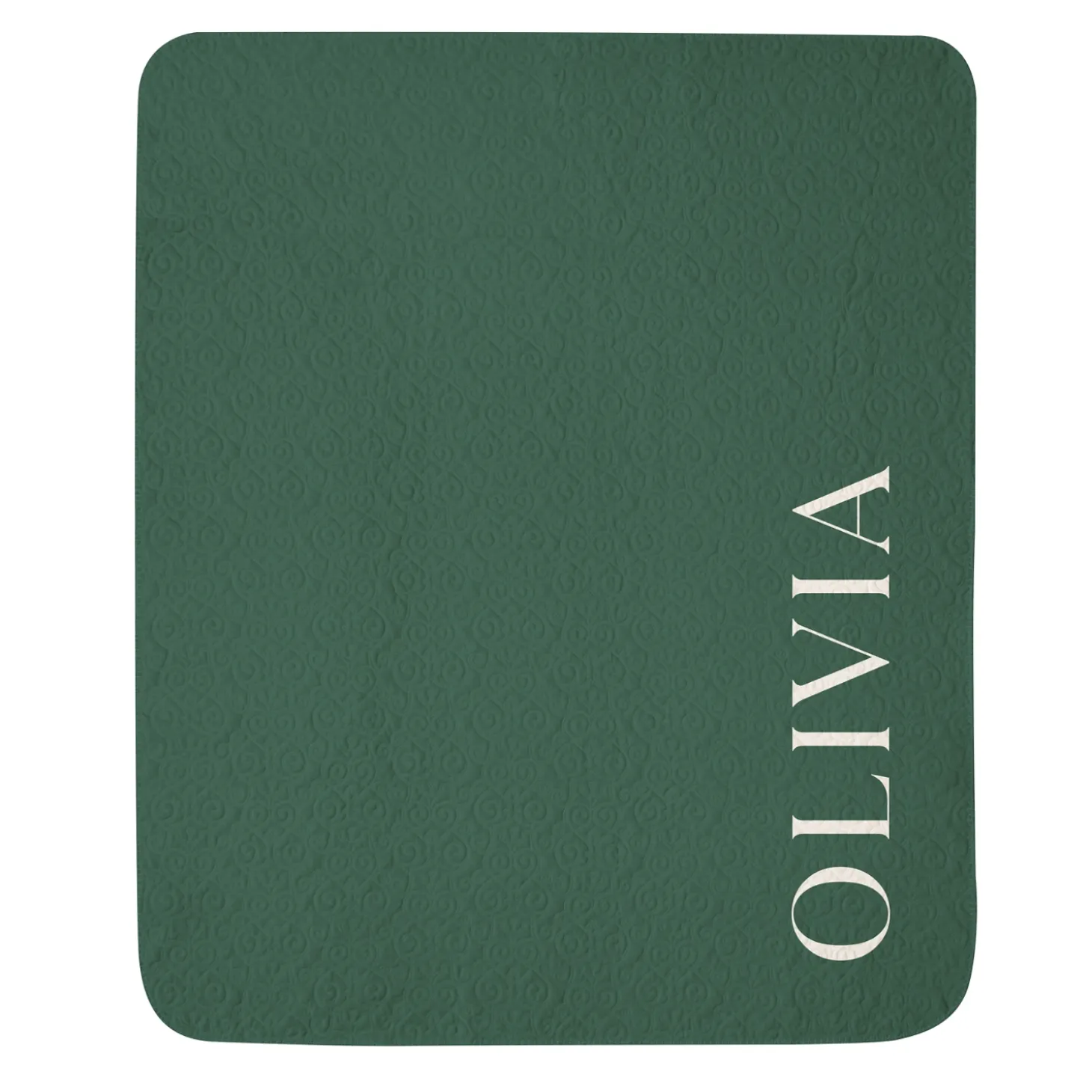 Classic Name Quilted Throw