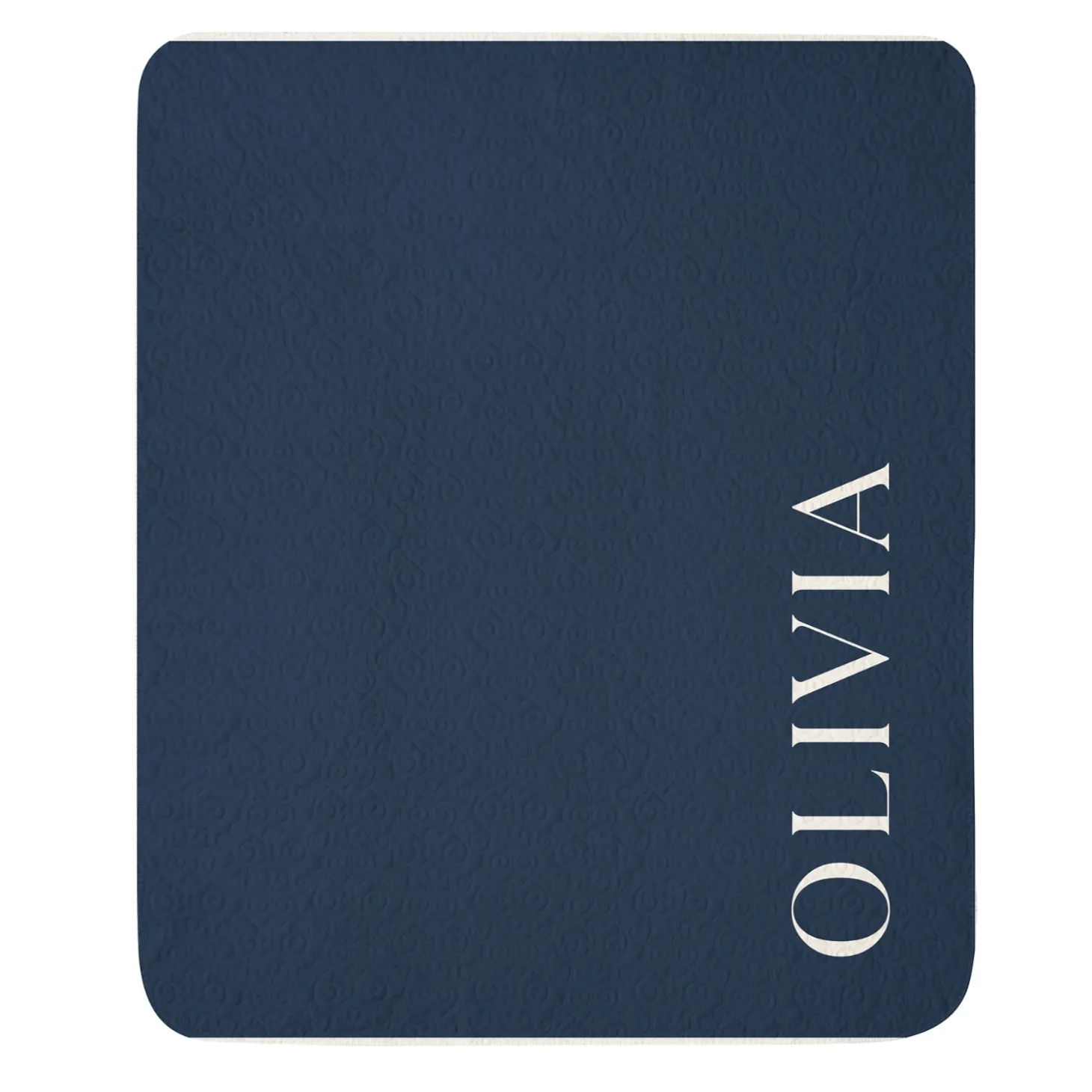 Classic Name Quilted Throw
