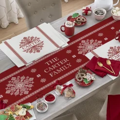 Classic Snowflake Table Runner & Placemats