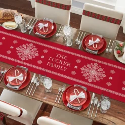 Classic Snowflake Table Runner & Placemats