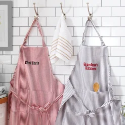 Classic Striped Kitchen Apron