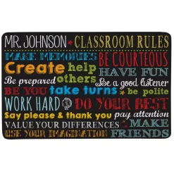 Classroom Rules Doormat