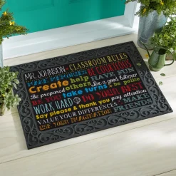 Classroom Rules Doormat