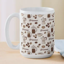 Coffee Beans Name Mug