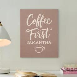Coffee First Canvas
