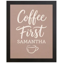 Coffee First Canvas