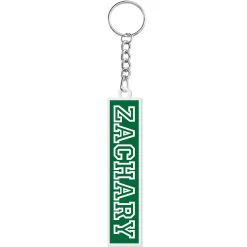 Collegiate Style Name Acrylic Backpack Tag