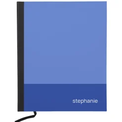 Colorblock Name Notebook