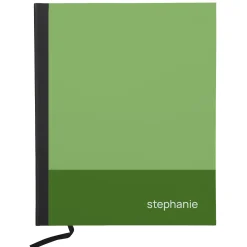 Colorblock Name Notebook