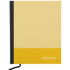 Colorblock Name Notebook