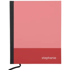 Colorblock Name Notebook