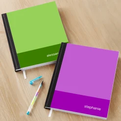 Colorblock Name Notebook