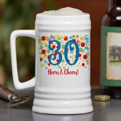 Colorful Birthday Beer Stein