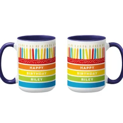 Colorful Birthday Candles Mug