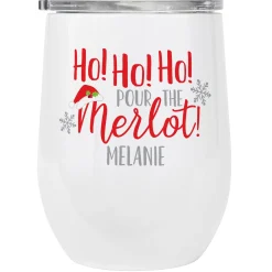 Colorful Christmas Insulated Wine Tumbler
