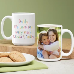 Colorful Crayon Message Photo Mug