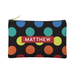 Colorful Dots Zipper Pouch