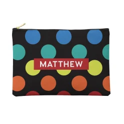 Colorful Dots Zipper Pouch
