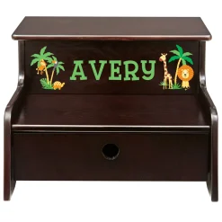Colorful Icon Storage Step Stool