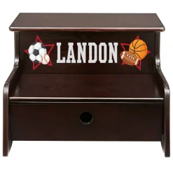 Colorful Icon Storage Step Stool