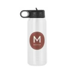 Colorful Initial & Name Water Bottle