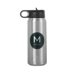 Colorful Initial & Name Water Bottle