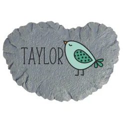 Colorful Little Birdies Garden Stone