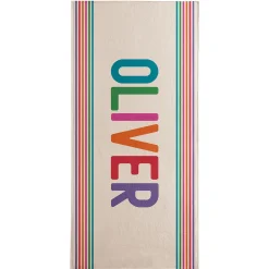 Colorful Name Beach Towel