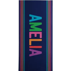 Colorful Name Beach Towel