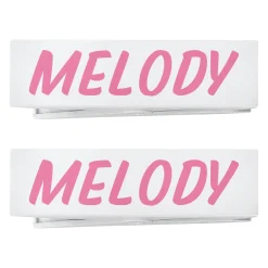 Colorful Name Beach Towel Chair Clip - Set of 2