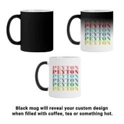 Colorful Name Color Changing Mug