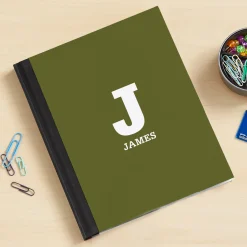 Colorful Name & Initial Notebook