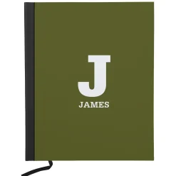 Colorful Name & Initial Notebook