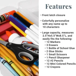 Colorful Name Pencil Case