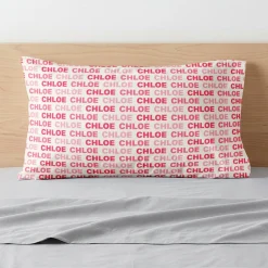 Colorful Name Pillowcase