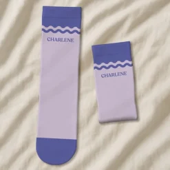 Colorful Name Socks