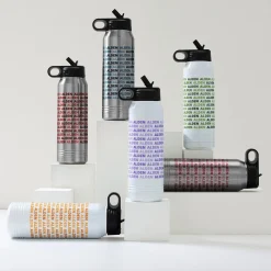Colorful Name Stainless Steel Water Bottle