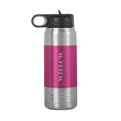 Colorful Name Water Bottle